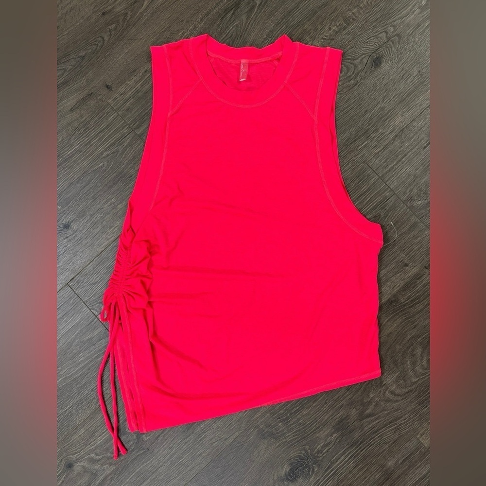 *NWOT* Free People Asymmetrical Tempo Tunic in Electric Sunset